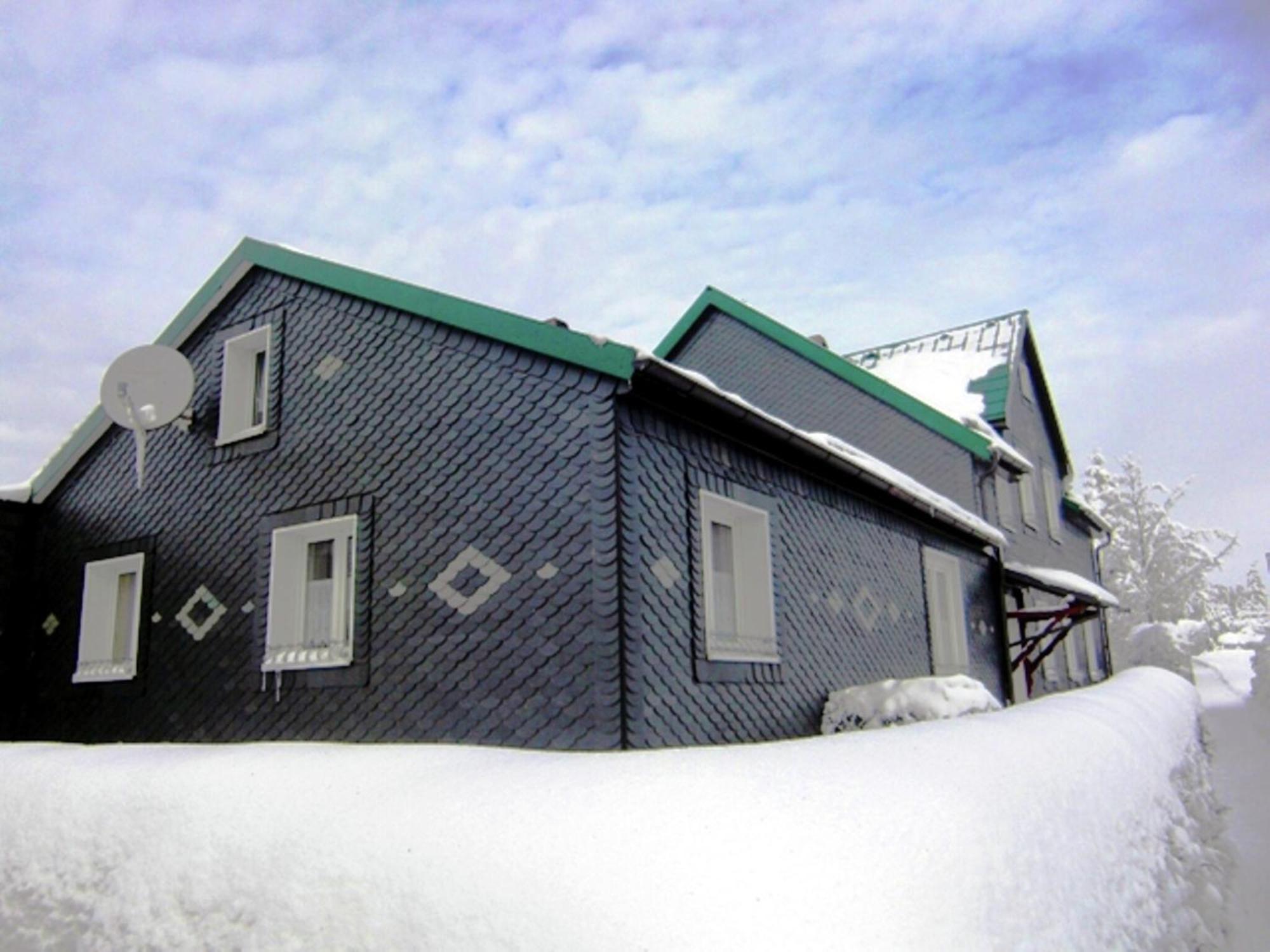 Holiday Home In Neustadt Am Rennsteig With Pond Kültér fotó