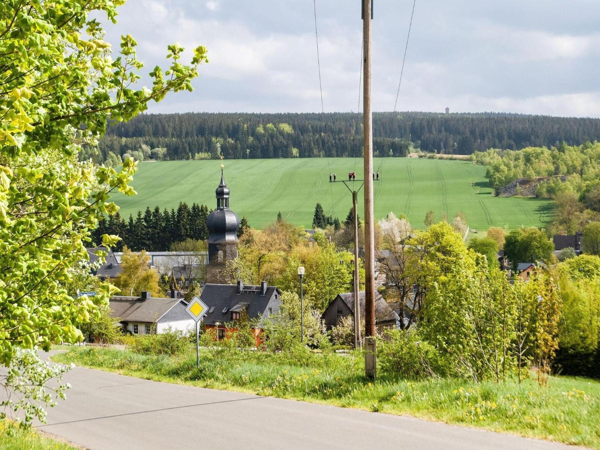 Holiday Home In Neustadt Am Rennsteig With Pond Kültér fotó
